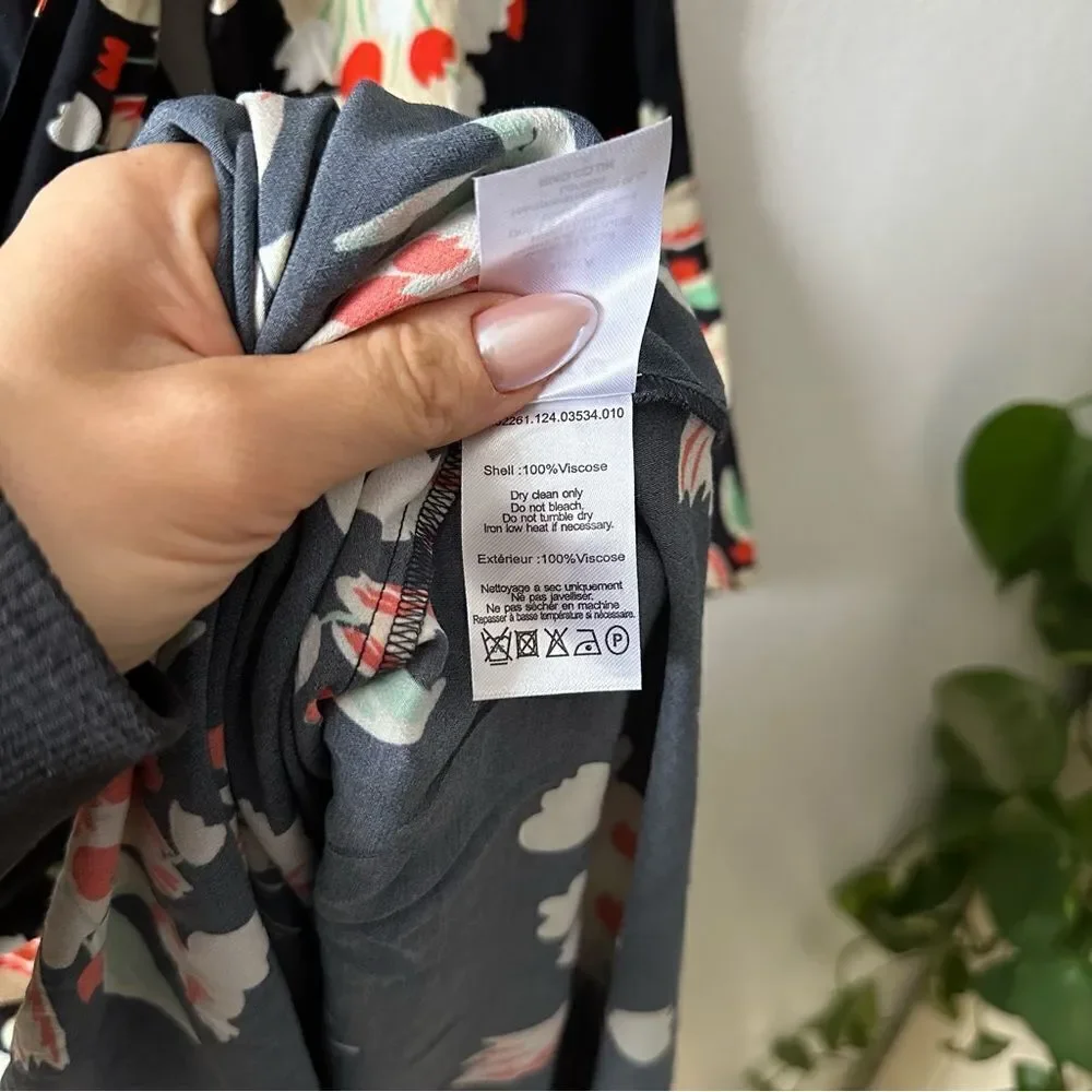RIXO Anela Floral-Print Crepe Midi Dress - Picture 8 of 9